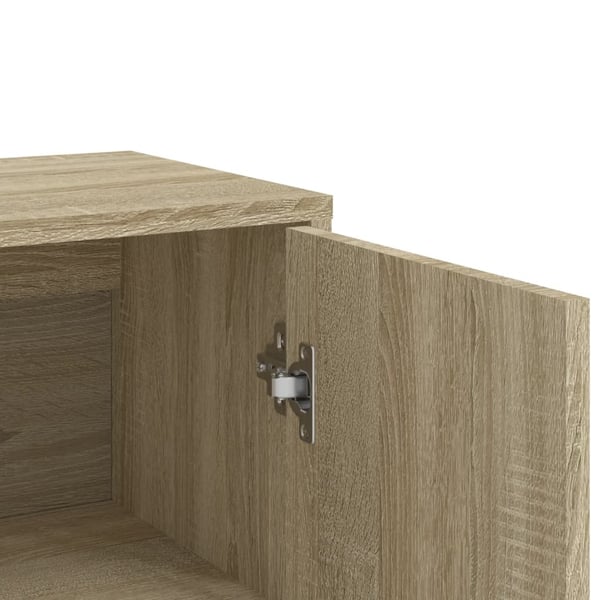 vidaXL Skjenker 2 stk sonoma eik 60x31x84 cm konstruert tre