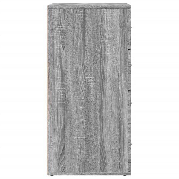 vidaXL Skjenker 2 stk grå sonoma 60x39x80 cm konstruert tre