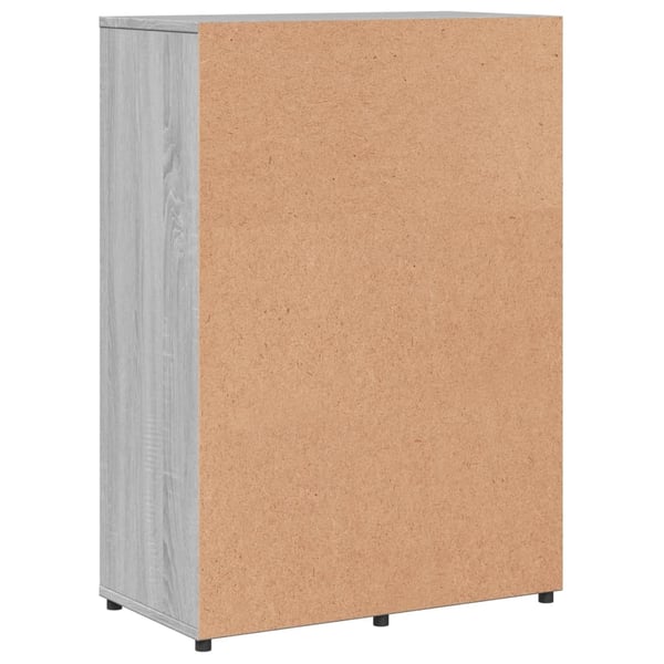 vidaXL Skjenker 2 stk grå sonoma 60x31x84 cm konstruert tre