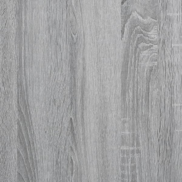 vidaXL Sengeramme grå sonoma 120x200 cm konstruert tre og metall