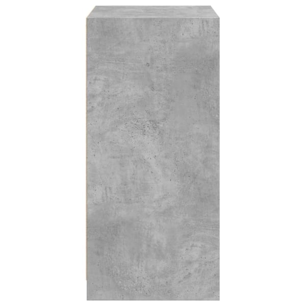 vidaXL Garderobe betonggrå 48x41x102 cm konstruert tre