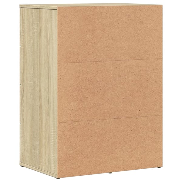 vidaXL skænk 59x39x80 cm konstrueret træ sonoma-eg