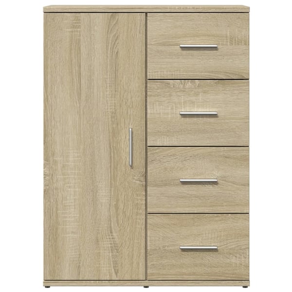 vidaXL skænk 59x39x80 cm konstrueret træ sonoma-eg