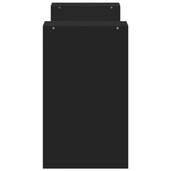 vidaXL TV-benker 2 stk svart 75x30x50 cm konstruert tre