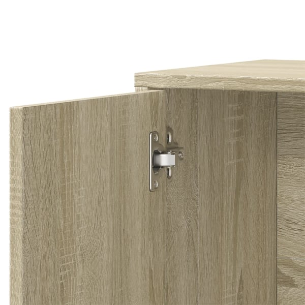 vidaXL Skjenker 2 sonoma eik 60x31x70 cm konstruert tre
