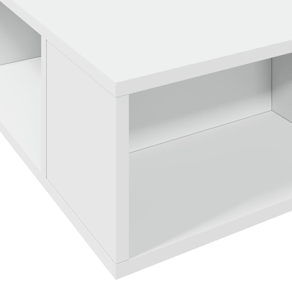 vidaXL Sengeramme hvit 90x190 cm konstruert tre