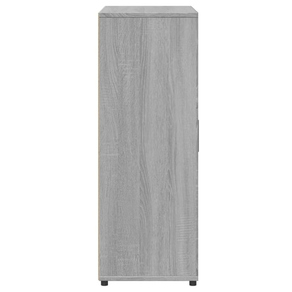 vidaXL Skjenk grå sonoma 60x31x84 cm konstruert tre