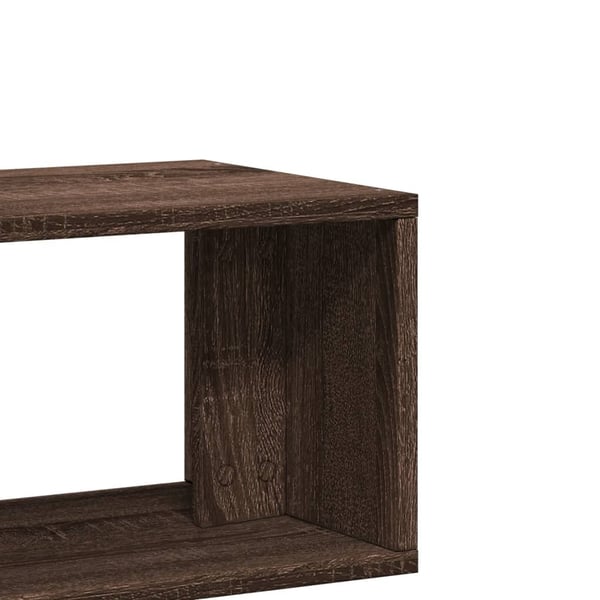 vidaXL tv-borde 2 stk. 75x30x50 cm konstrueret træ brun egetræsfarve