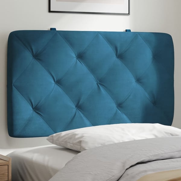vidaXL gavlpude 80 cm velour blå