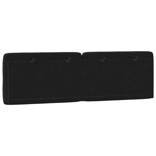 vidaXL gavlpude 160 cm velour sort