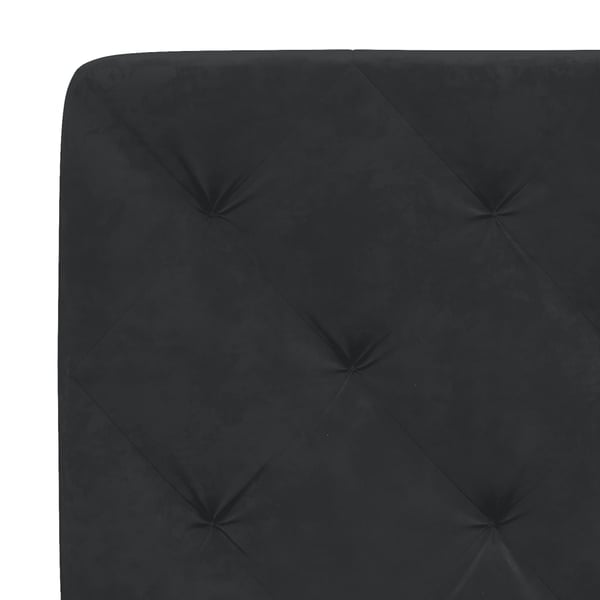 vidaXL gavlpude 160 cm velour sort
