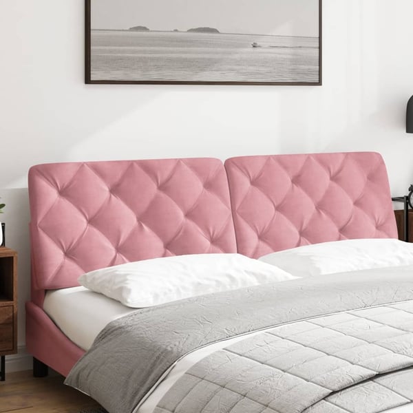 vidaXL gavlpude 180 cm velour pink