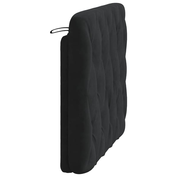 vidaXL Dyna till huvudgavel svart 100 cm sammet