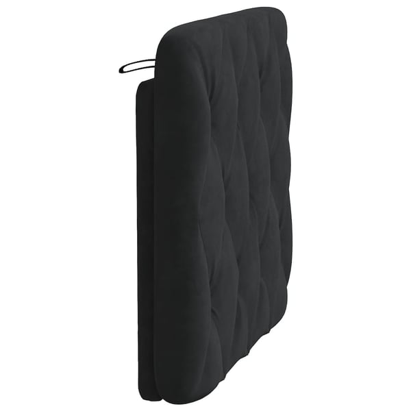 vidaXL Dyna till huvudgavel svart 90 cm sammet
