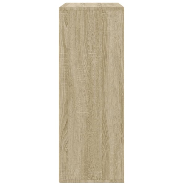vidaXL skab 60x31x84 cm konstrueret træ røget egetræsfarve