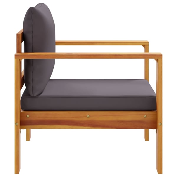 vidaXL Hagesofastol med puter heltre akasie