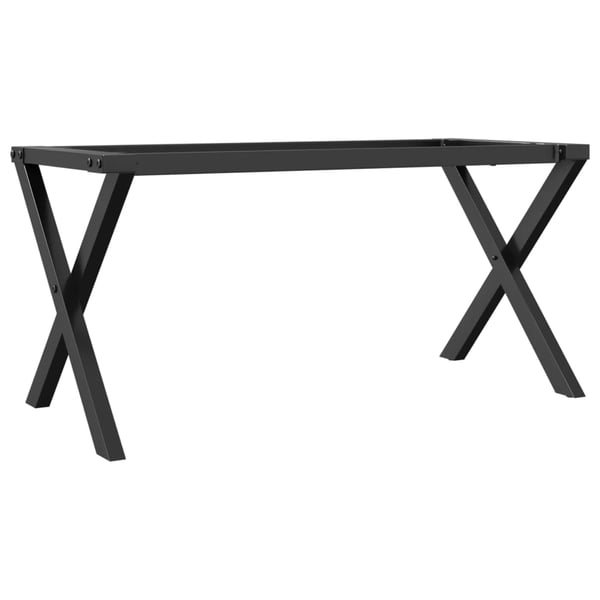 vidaXL Ben for salongbord X-ramme 90x30x43 cm stål