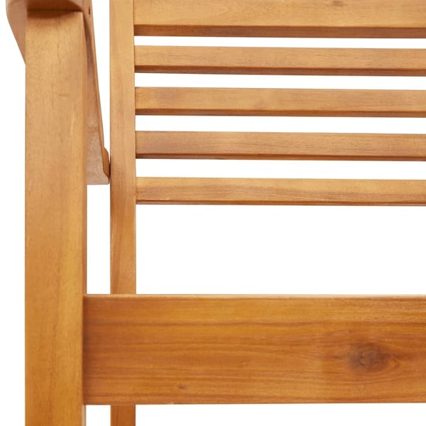 vidaXL Hagestoler 6 stk 59x55x85 cm heltre akasie
