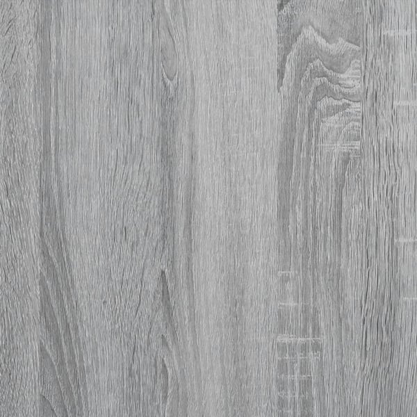 vidaXL Sengeramme grå sonoma 120x200 cm konstruert tre og metall