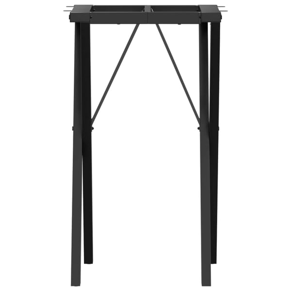 vidaXL Ben for spisebord X-ramme 40x40x73 cm stål
