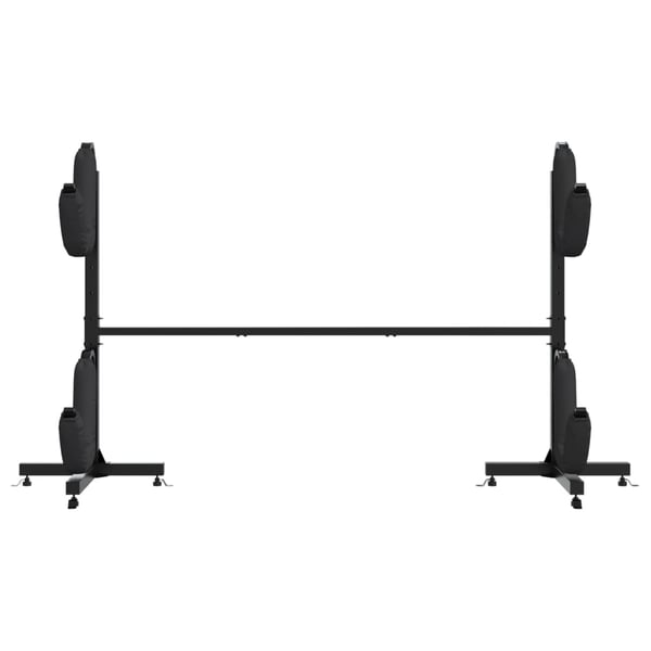 vidaXL Oppbevaringsstativ for 2 kajakker 250x57x127,5 cm stål