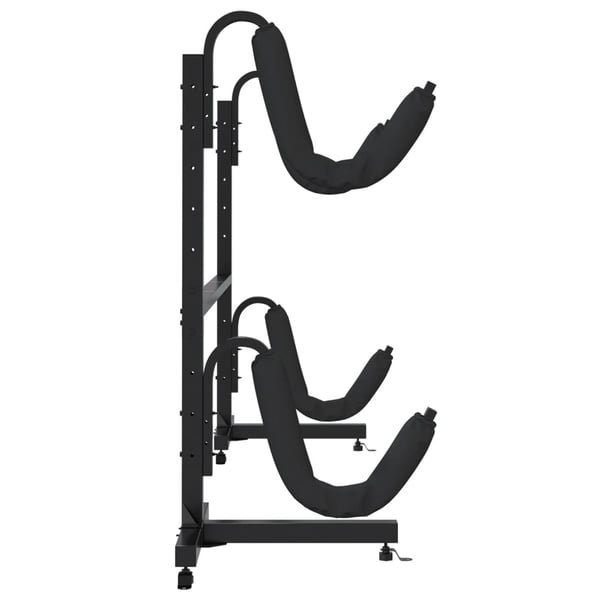vidaXL Oppbevaringsstativ for 2 kajakker 250x57x127,5 cm stål
