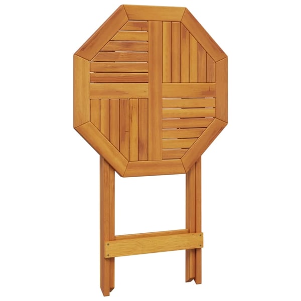 vidaXL Sammenleggbart hagebord Ø60x75 cm heltre akasie