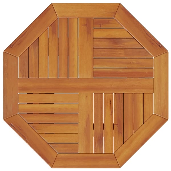vidaXL Sammenleggbart hagebord Ø60x75 cm heltre akasie