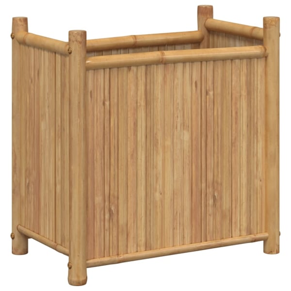 vidaXL Kukkalaatikko 50x30x50 cm bambu
