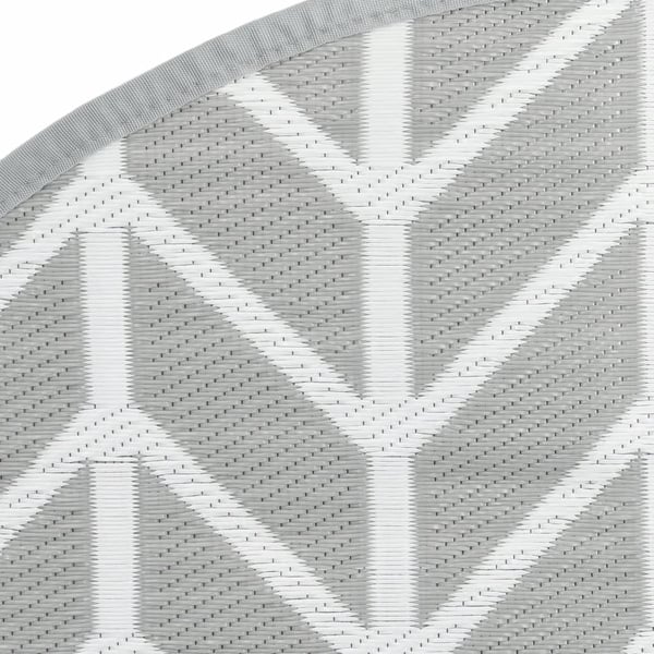 vidaXL Uteteppe ARAKIL grå Ø120 cm PP