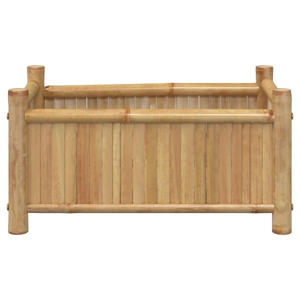 vidaXL Kukkalaatikko 50x30x25 cm bambu