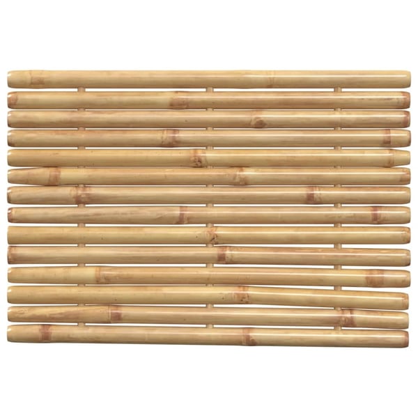 vidaXL bademåtter 2 stk. 70x50 cm bambus
