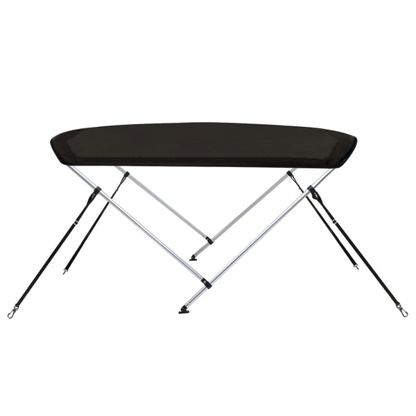 vidaXL biminitop med 2 buer 180x130x110 cm sort