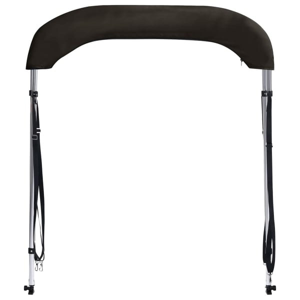 vidaXL biminitop med 2 buer 180x150x110 cm sort