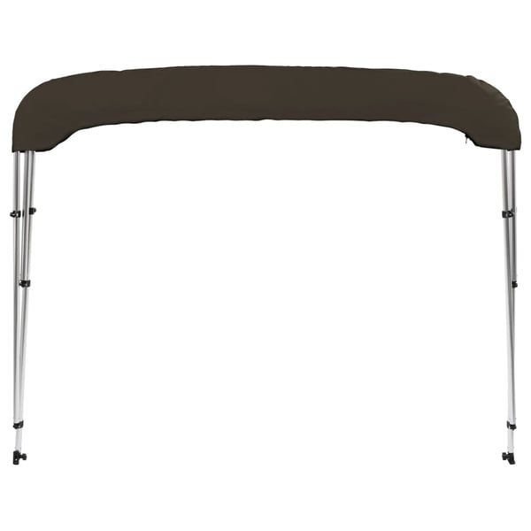 vidaXL biminitop med 3 buer 182x184x136 cm sort