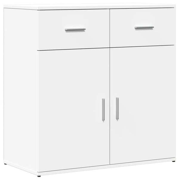 vidaXL Senkki valkoinen 79x38x80 cm tekninen puu