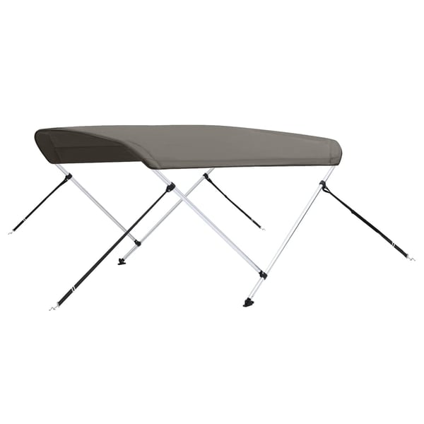 vidaXL biminitop med 2 buer 178x138x96 cm grå