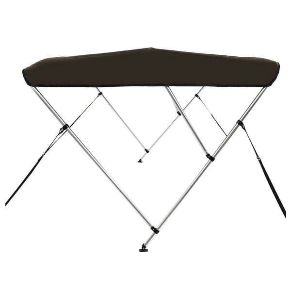 vidaXL biminitop med 3 buer 183x140x137 cm sort