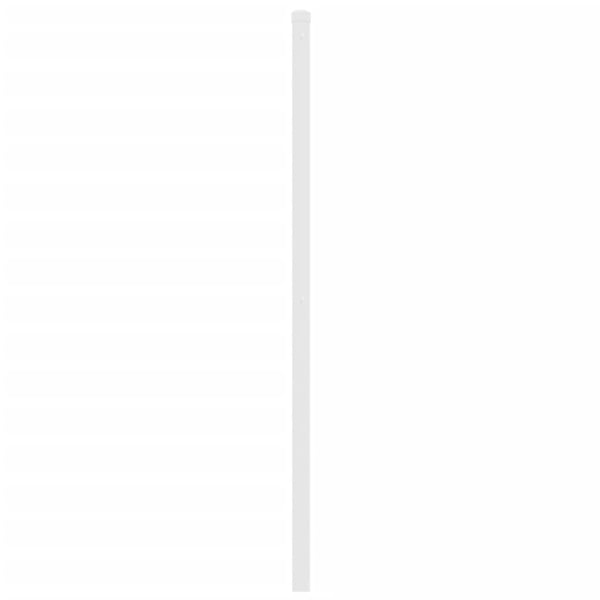 vidaXL udskiftningsgavl 160 cm metal hvid