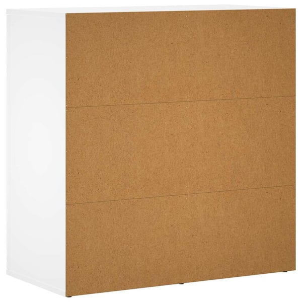 vidaXL Skjenk hvit 79x38x80 cm konstruert tre