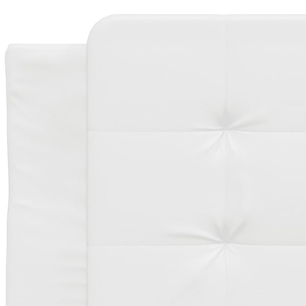 vidaXL sengeramme uden madras Zadar 80x200 cm kunstlæder hvid