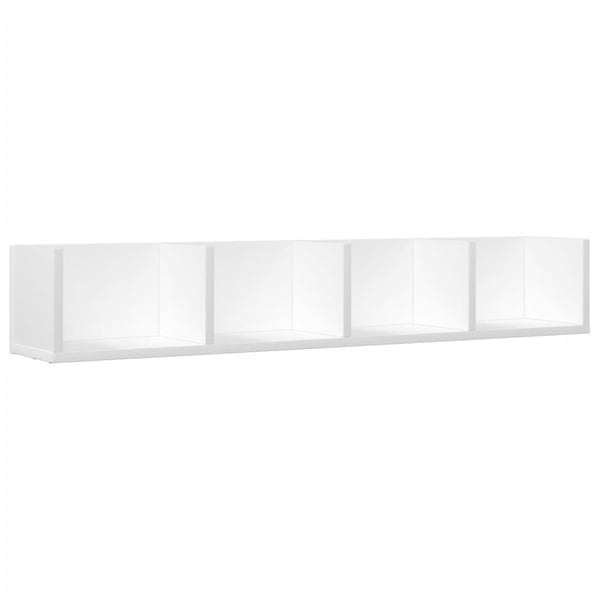 vidaXL vægskabe 2 stk. 99x18x16,5 cm konstrueret træ hvid