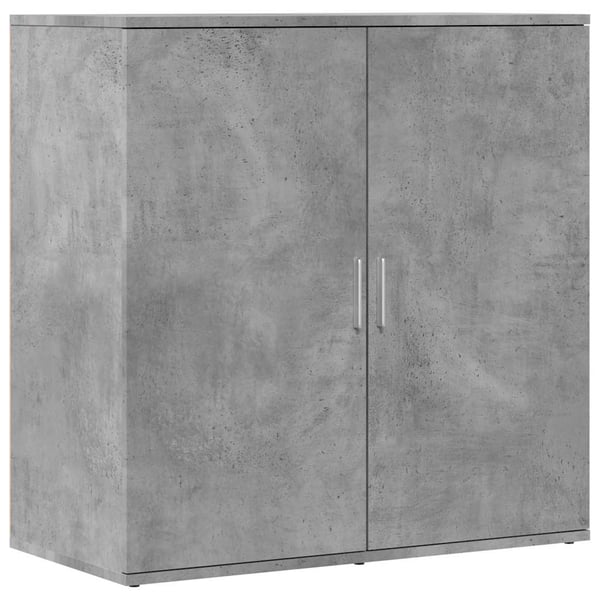 vidaXL Skjenker 2 stk betonggrå 79x38x80 cm konstruert tre