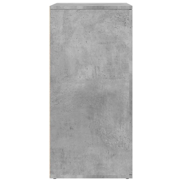 vidaXL Skjenker 2 stk betonggrå 79x38x80 cm konstruert tre