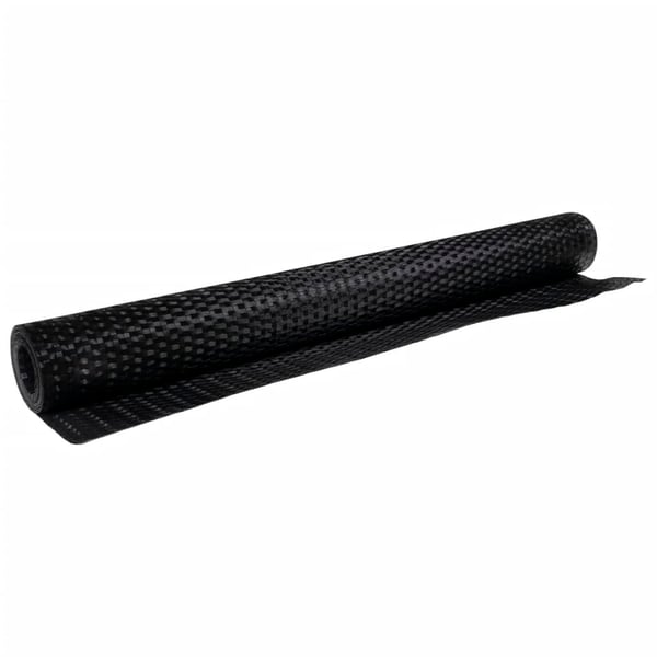 vidaXL altanafskærmning 400x90 cm polyrattan sort