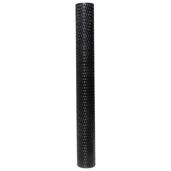 vidaXL altanafskærmning 500x100 cm polyrattan sort