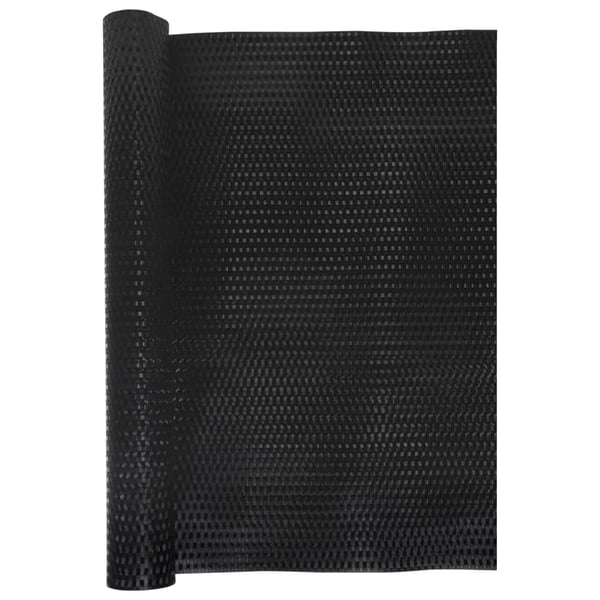 vidaXL Parvekesuoja musta 400x100 cm polyrottinki