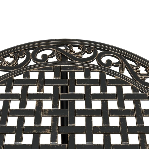 vidaXL Bistrosett 3 deler bronse støpt aluminium