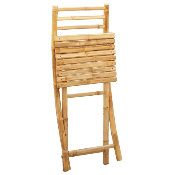 vidaXL foldbare havestole 2 stk. 43x54x88 cm bambus