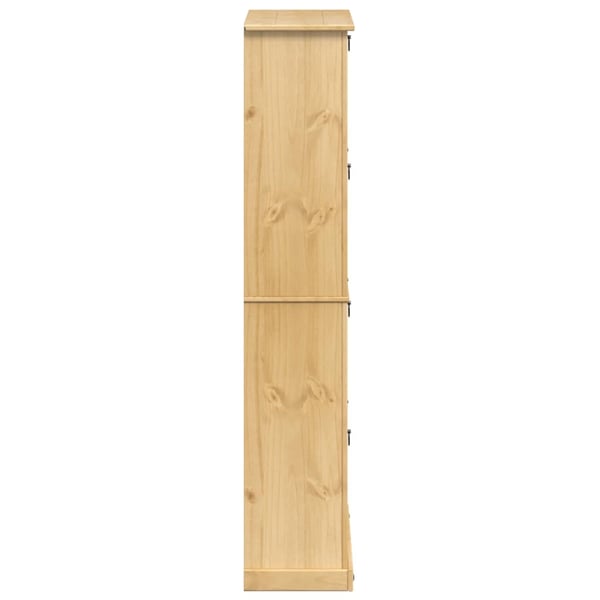 vidaXL Skoskap Corona 99x32x163,5 cm heltre furu